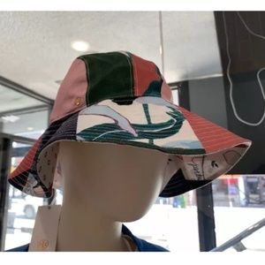 Tory Burch Floral Patchwork Bucket Hat